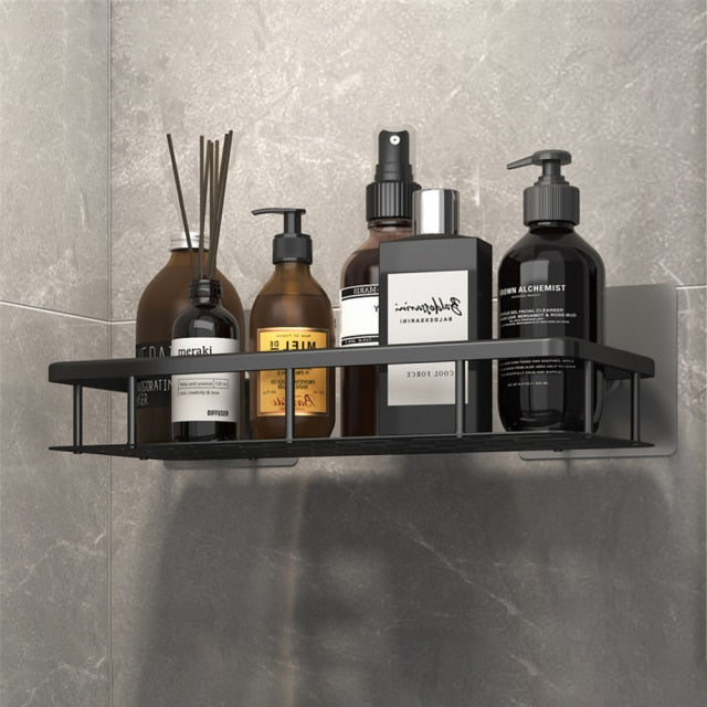 Stornfield | Metal Suction Cup Bathroom Shelves