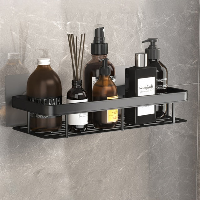 Stornfield | Metal Suction Cup Bathroom Shelves