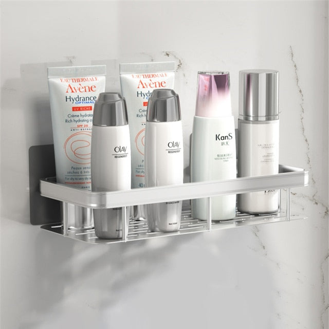Stornfield | Metal Suction Cup Bathroom Shelves
