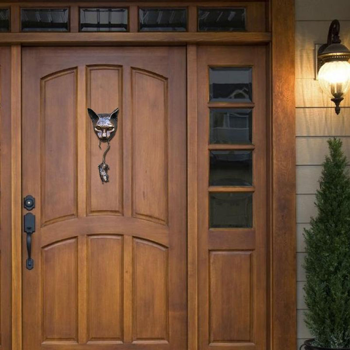 Stornfield | Creative Cat and Mouse Metal Door Knocker