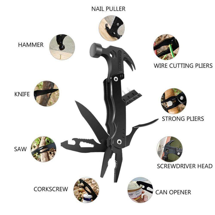 14in1 Portable Stainless Steel Outdoor Tool | Stornfield
