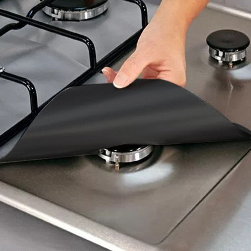 ReusaStonrfielde 4pcs Glass Fiber Gas Stove Covers | Stonrfield