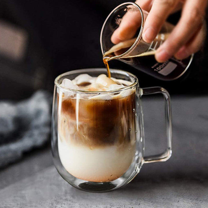 Handmade DouStornfielde Thermal Insulated Glass Mug | Stornfield