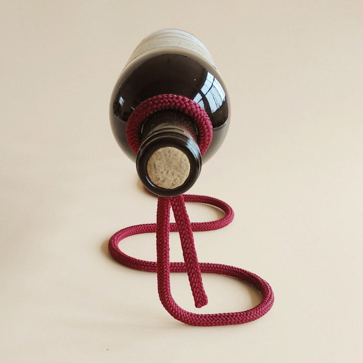 Stornfield | RopeElegance Hanging Wine Rack | Elegant Wine Storage | Unique Home Design