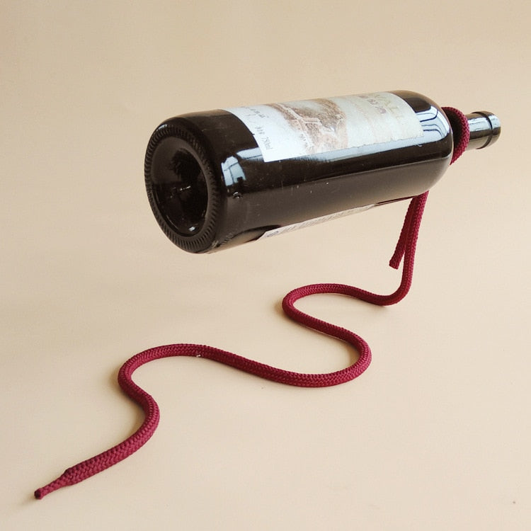 Stornfield | RopeElegance Hanging Wine Rack | Elegant Wine Storage | Unique Home Design