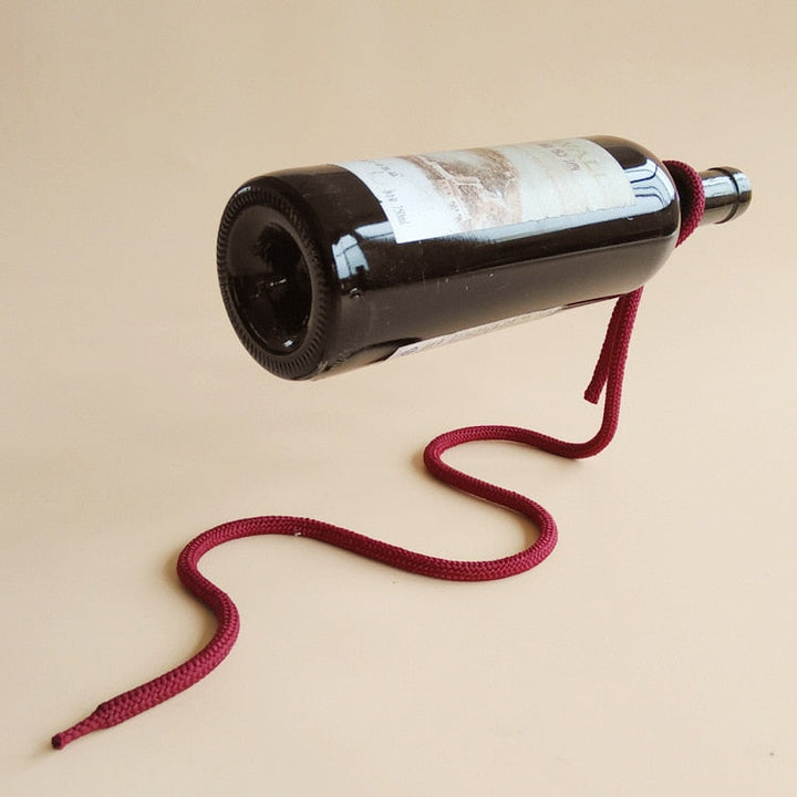 Stornfield | RopeElegance Hanging Wine Rack | Elegant Wine Storage | Unique Home Design