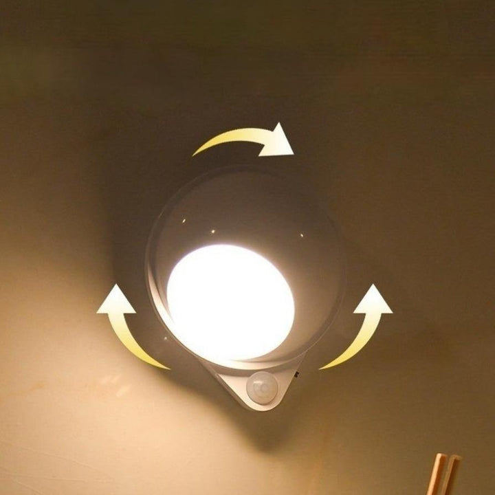 360 Rotating Water Drop Body Sensing RechargeaStornfielde Lamp | Stornfield
