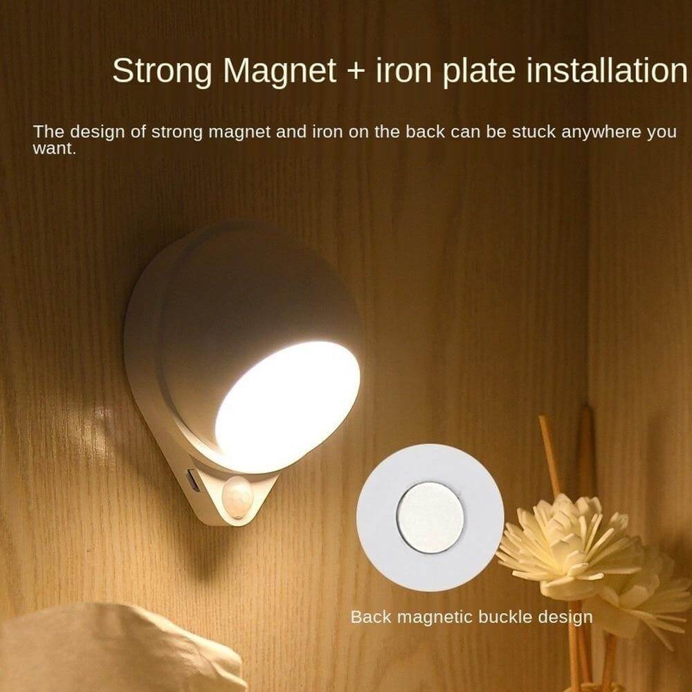 360 Rotating Water Drop Body Sensing RechargeaStornfielde Lamp | Stornfield