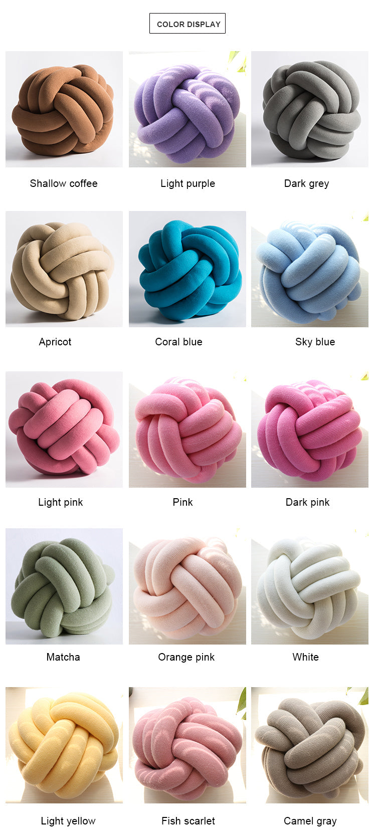 Knot Ball Cushion | Stornfield