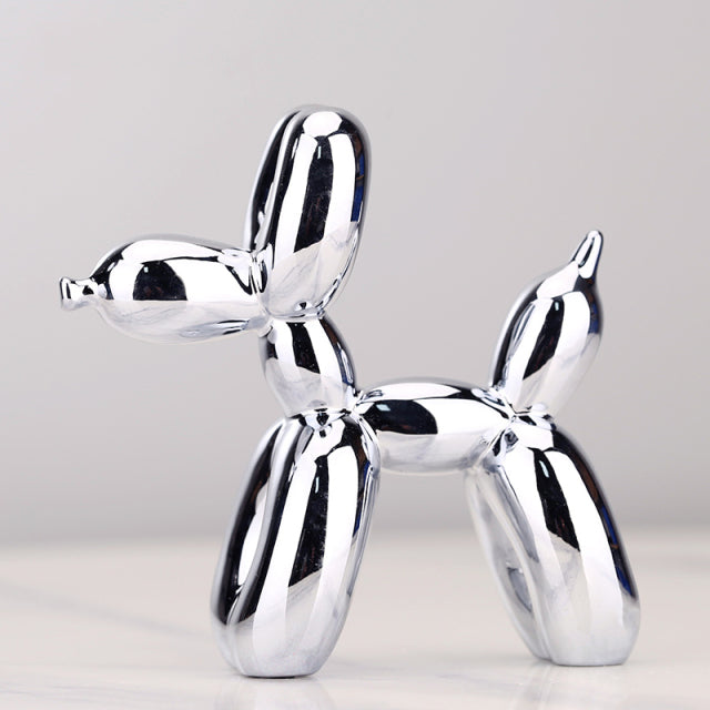 Nordic Resin Balloon Dog Figurines | Stornfield