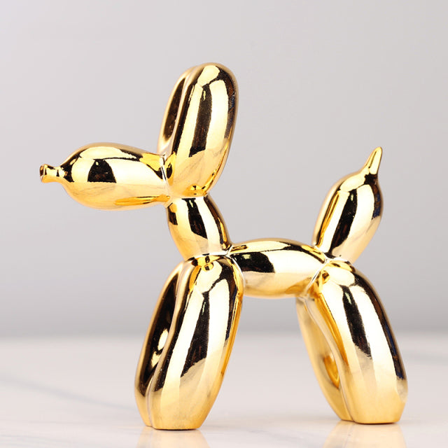 Nordic Resin Balloon Dog Figurines | Stornfield