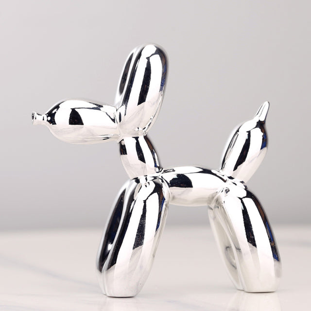 Nordic Resin Balloon Dog Figurines | Stornfield