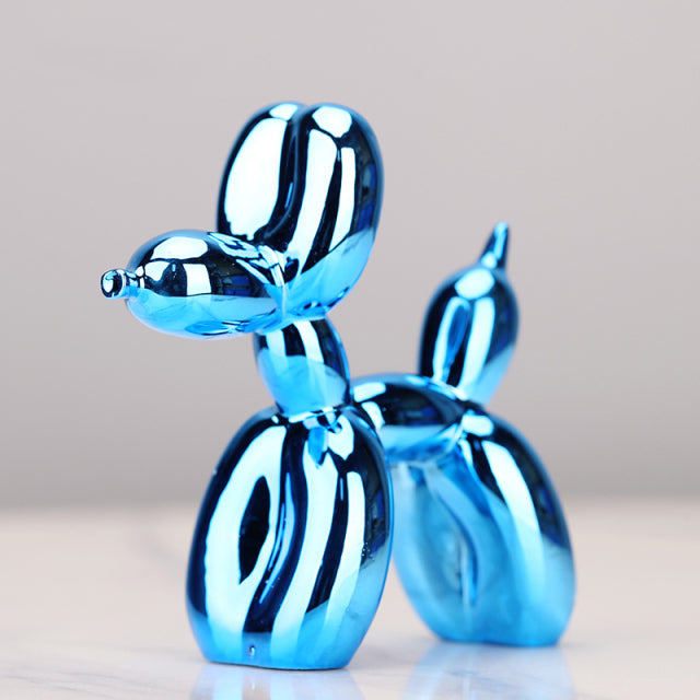 Nordic Resin Balloon Dog Figurines | Stornfield