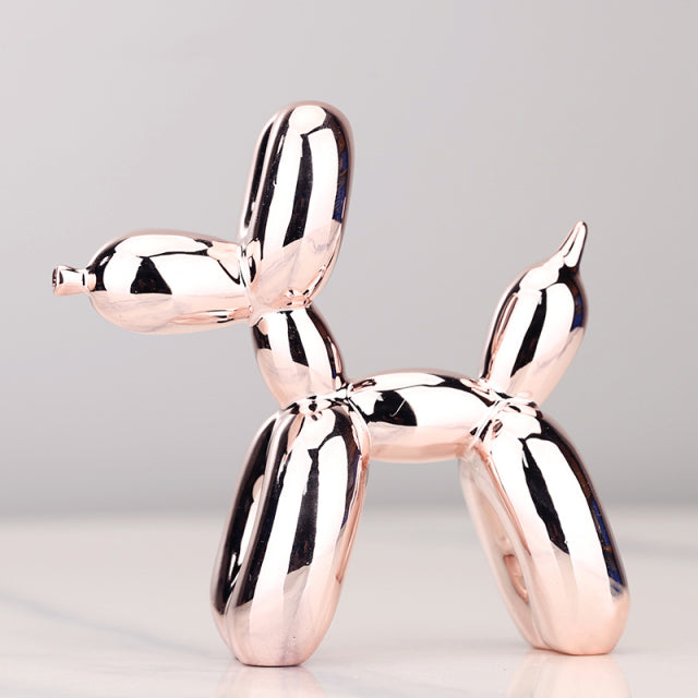 Nordic Resin Balloon Dog Figurines | Stornfield