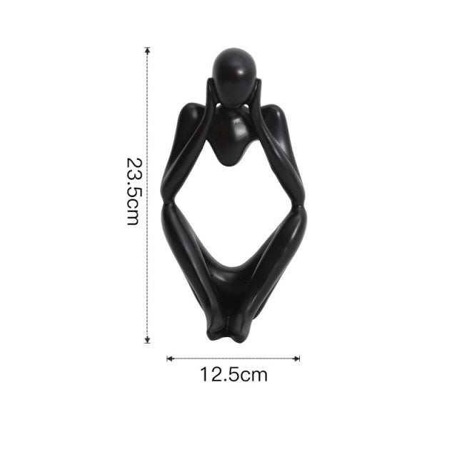 Nordic Abstract Unique Thinker Figurine Home Decor | Stornfield