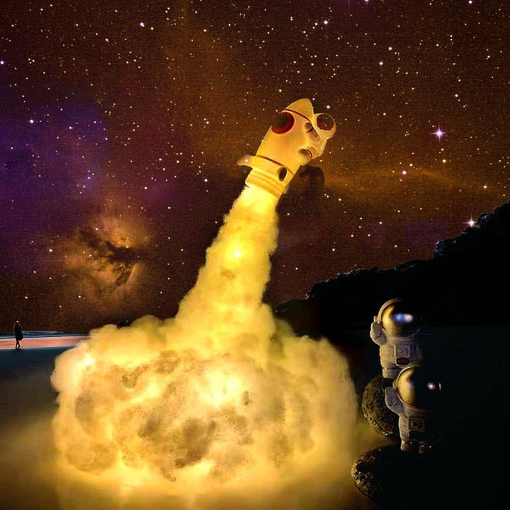 Astronaut Colorful Clouds Night Light | Stornfield
