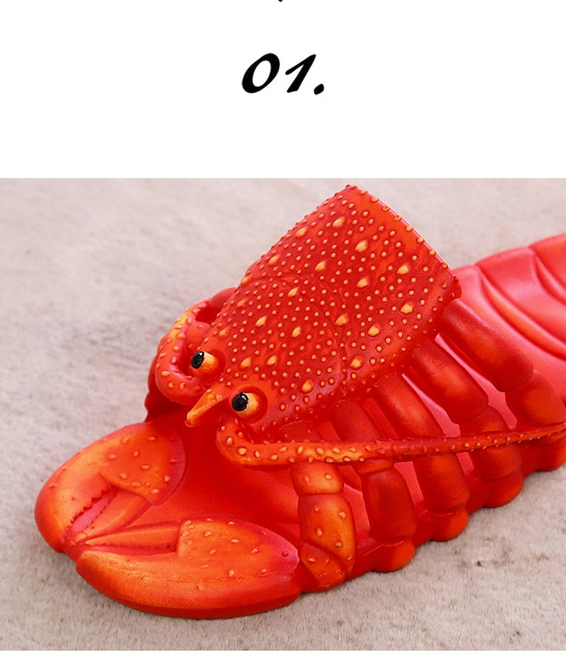 Lobster Comfy Casual Slippers | Stonrfield