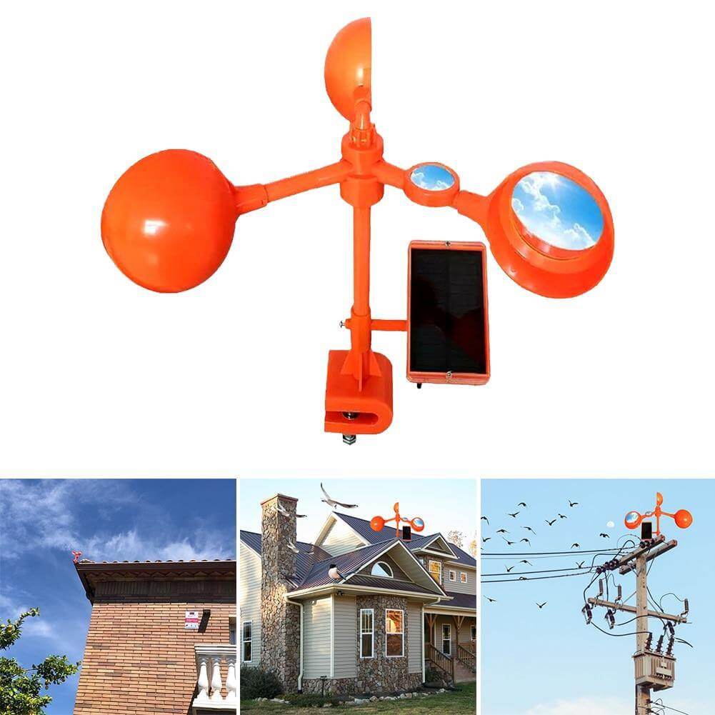Wind Power Rotating Solar Animal Repeller | Stornfield