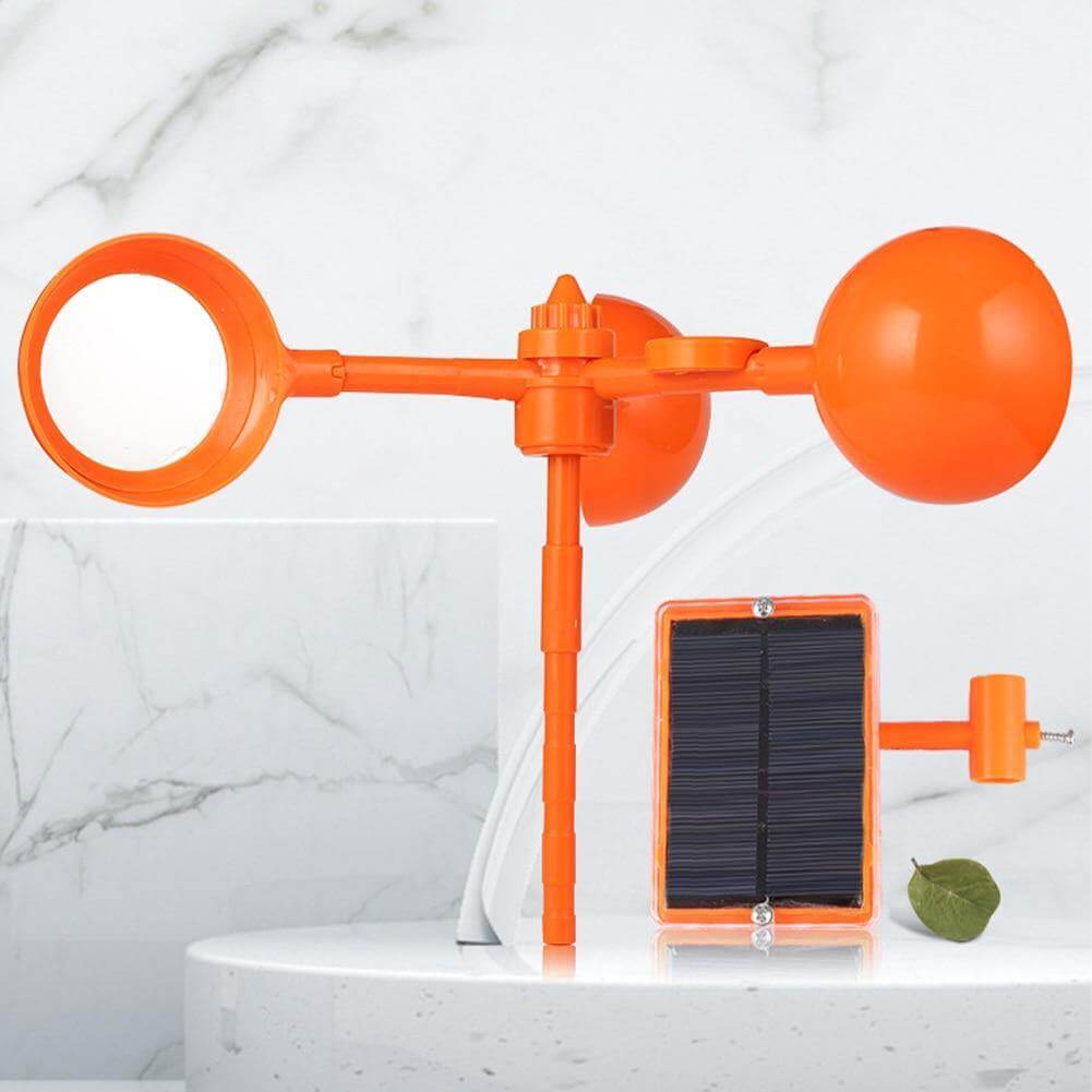 Wind Power Rotating Solar Animal Repeller | Stornfield