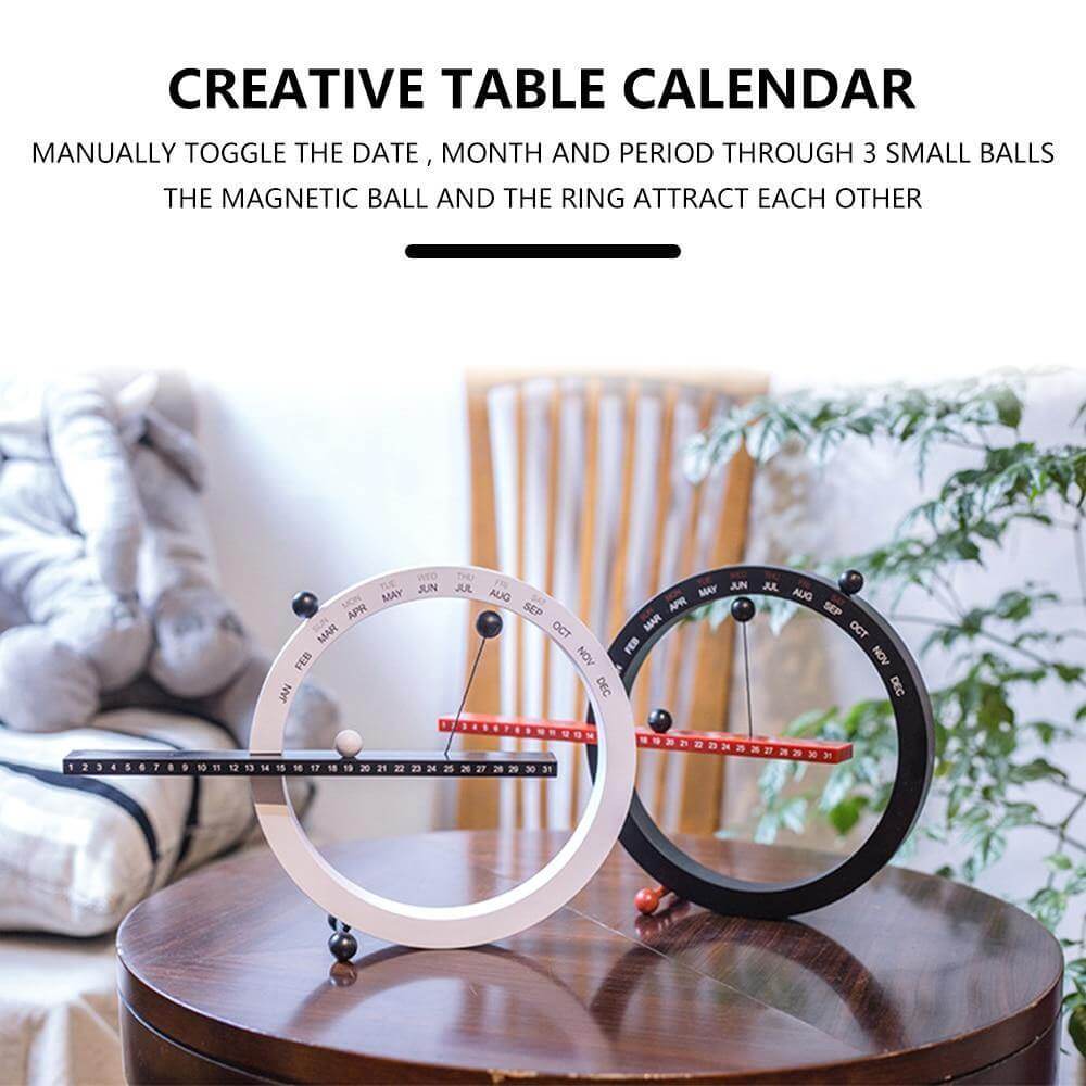 Flip Magnetic Manual Daily Desktop Calendar | Stonrfield