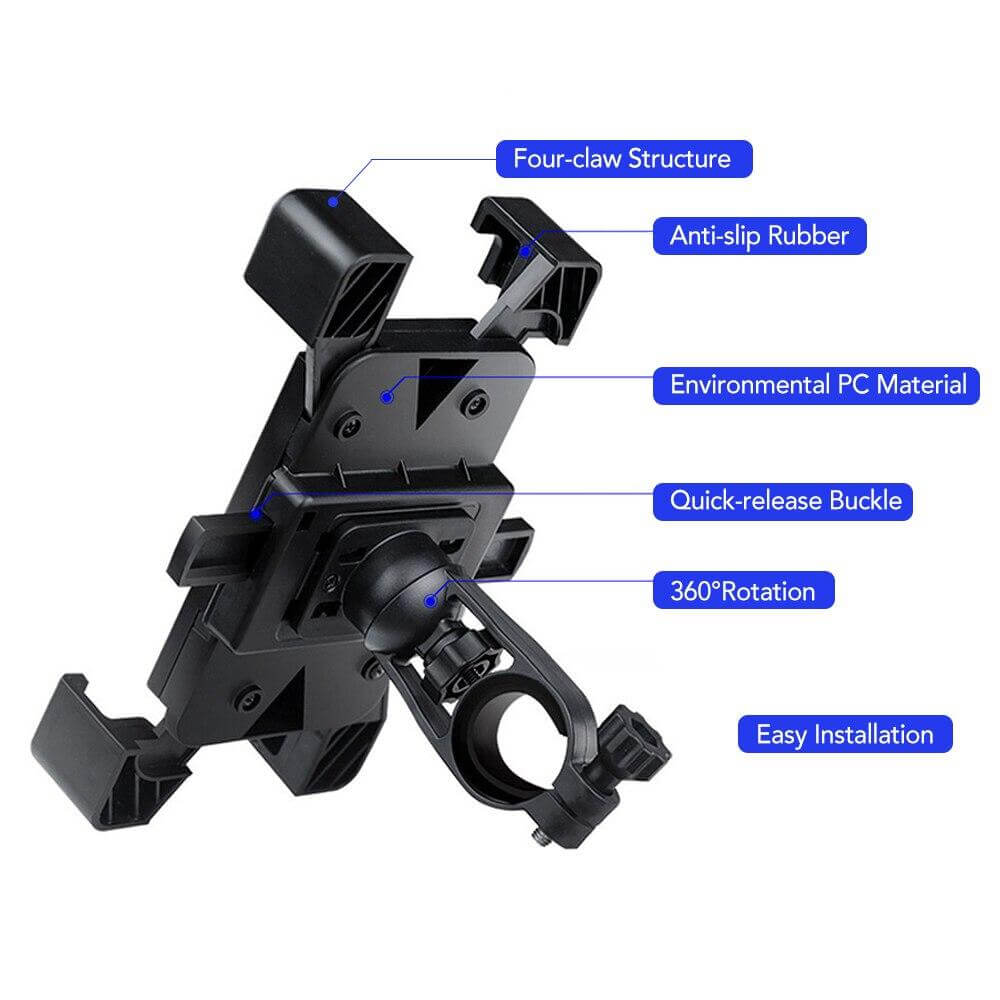 Adjustable 360 Automatic Bike Phone Holder | Stornfield