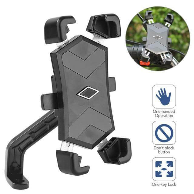 Adjustable 360 Automatic Bike Phone Holder | Stornfield
