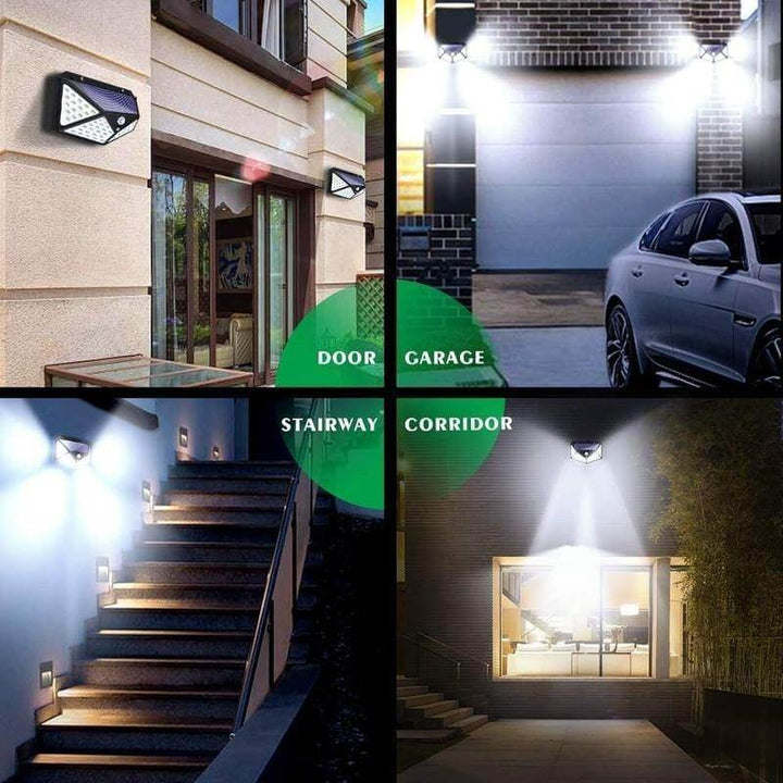 LED Outdoor Solar Light Wall Lamp | Stornfield
