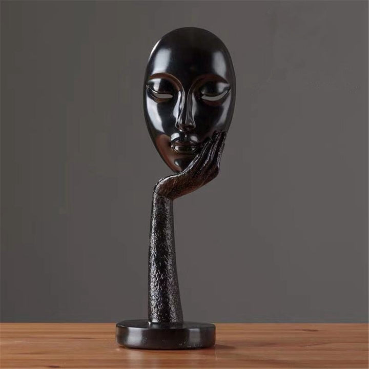 Modern Abstract Human Face Art Statue | Stornfield