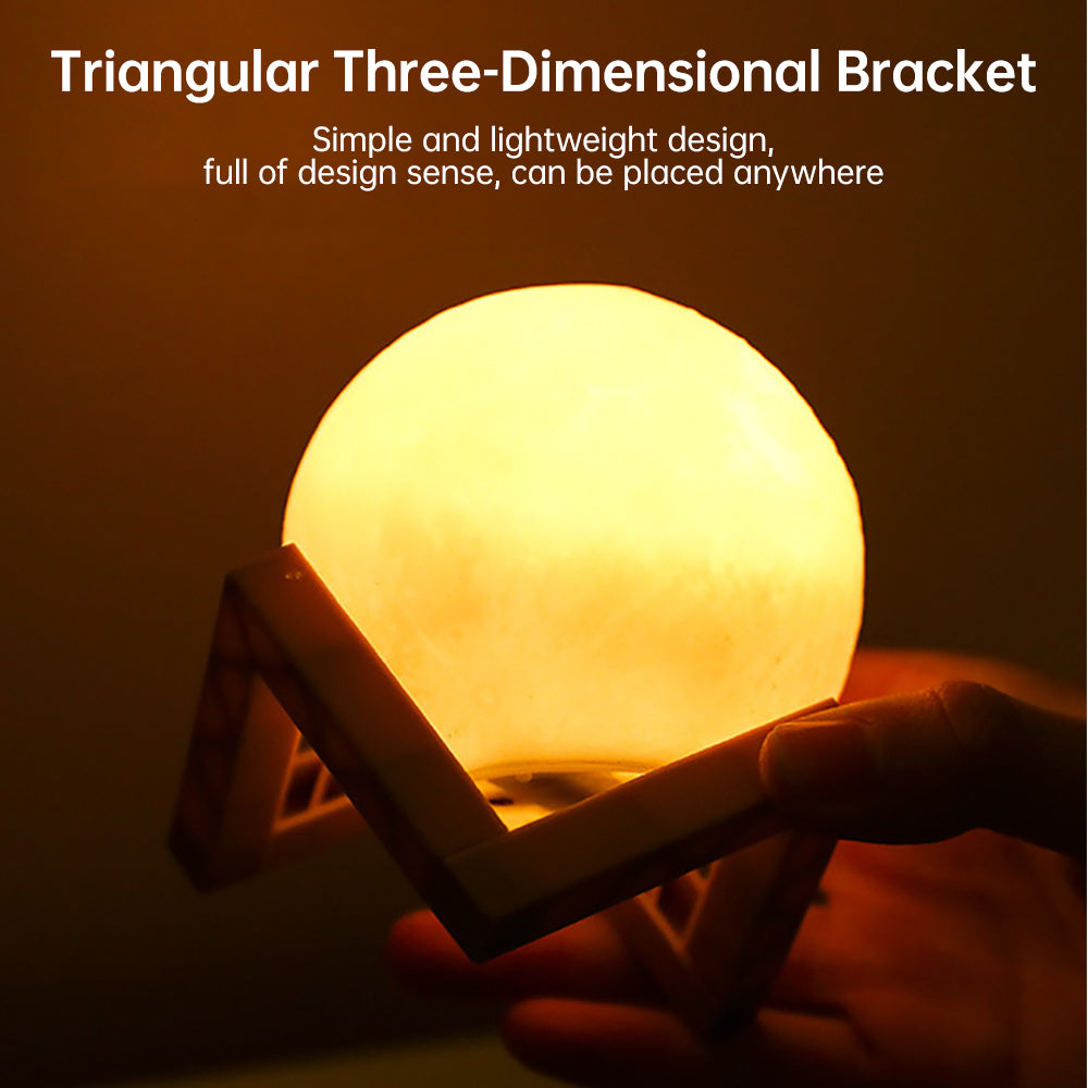 3D Light Touch Switch RechargeaStornfielde Moon Night Lamp | Stornfield
