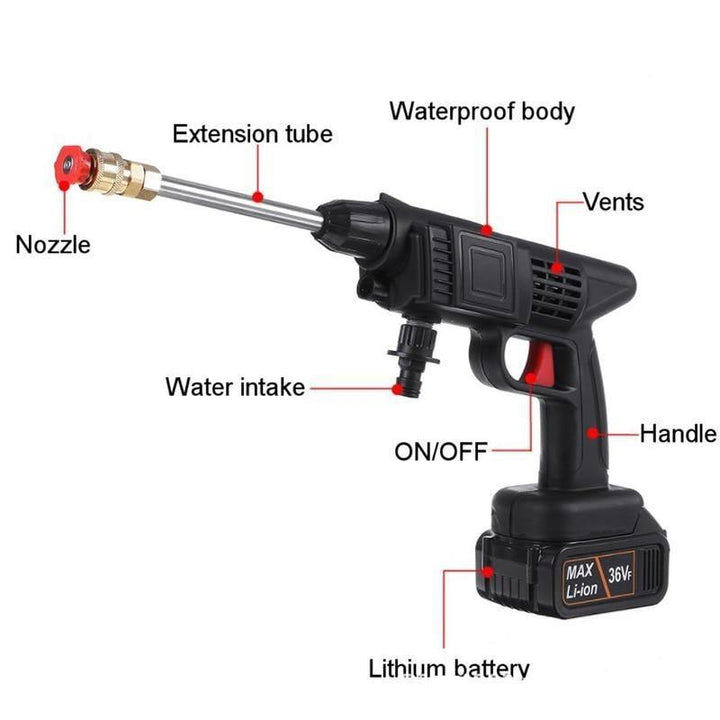 High Pressure Electric Cordless Car Washer Gun | Stornfield