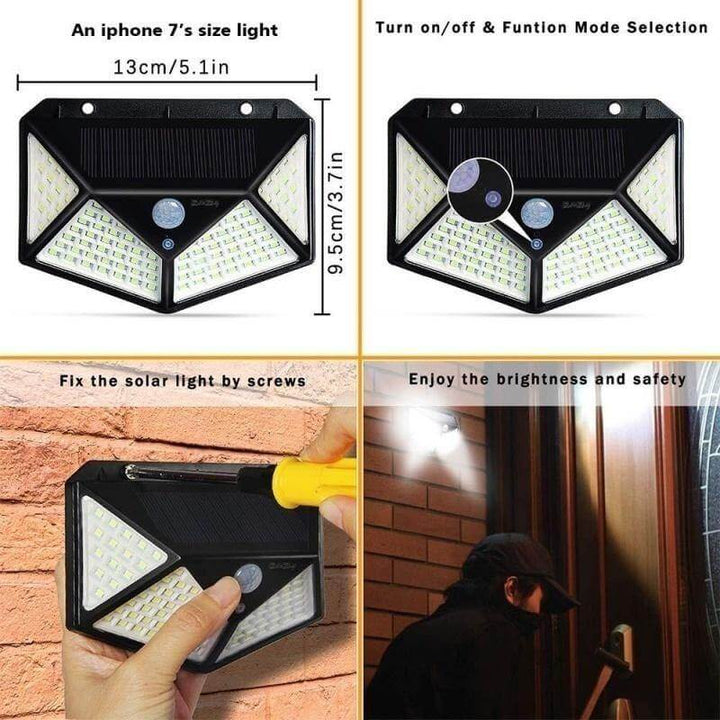 LED Outdoor Solar Light Wall Lamp | Stornfield