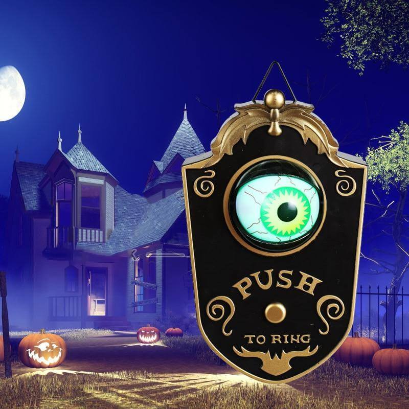 One-Eyed Luminous Glowing Halloween Doorbell | Stornfield