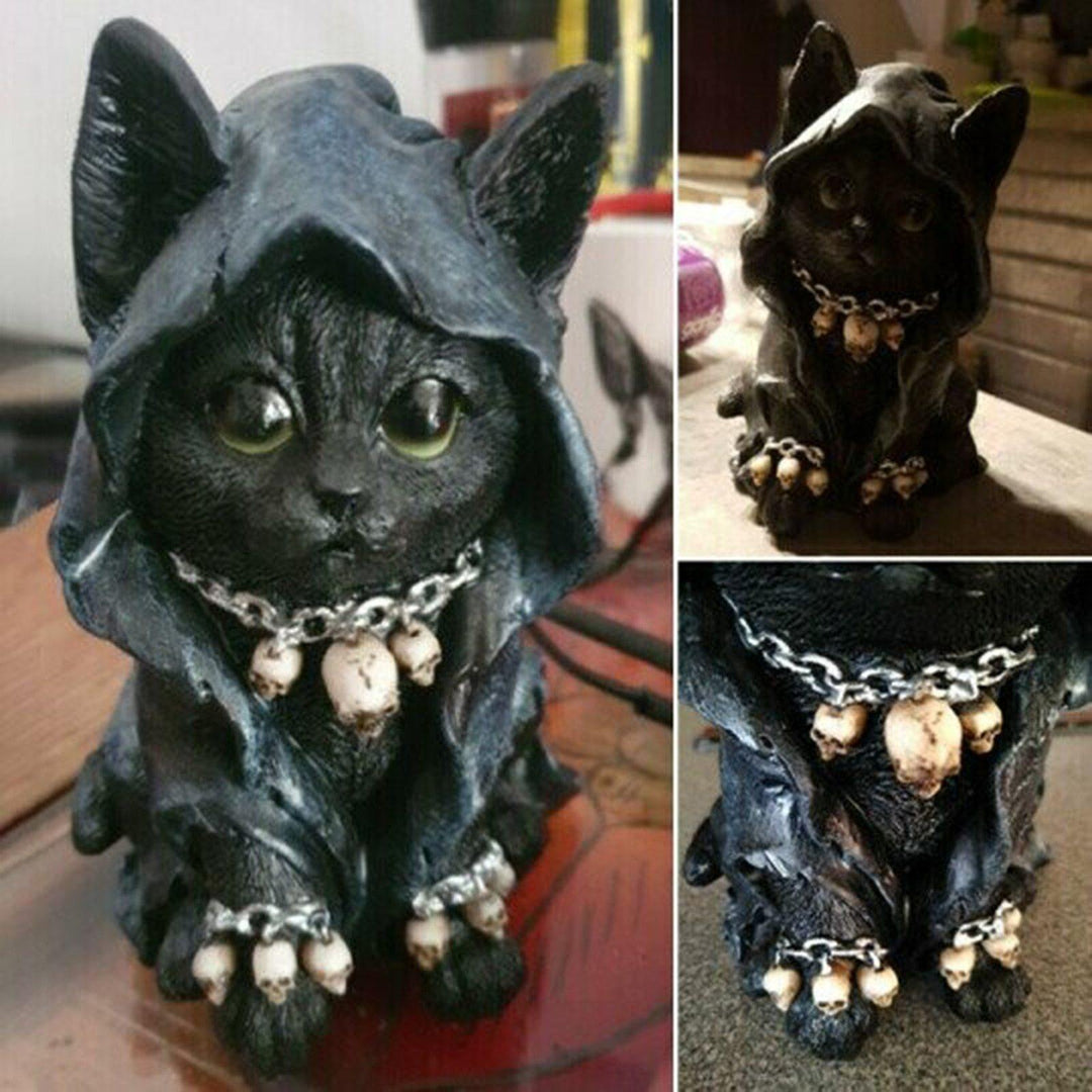 Resin Stornfieldack Cat Statue Decor | Stornfield