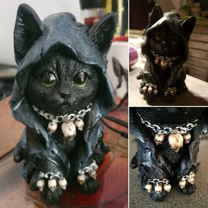 Resin Stornfieldack Cat Statue Decor | Stornfield