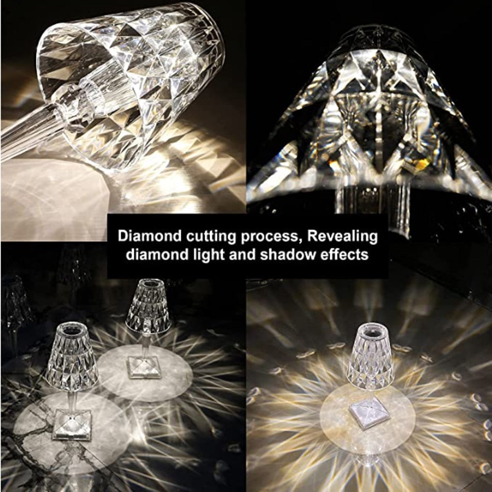 Diamond Acrylic TaStornfielde Lamp | Stornfield