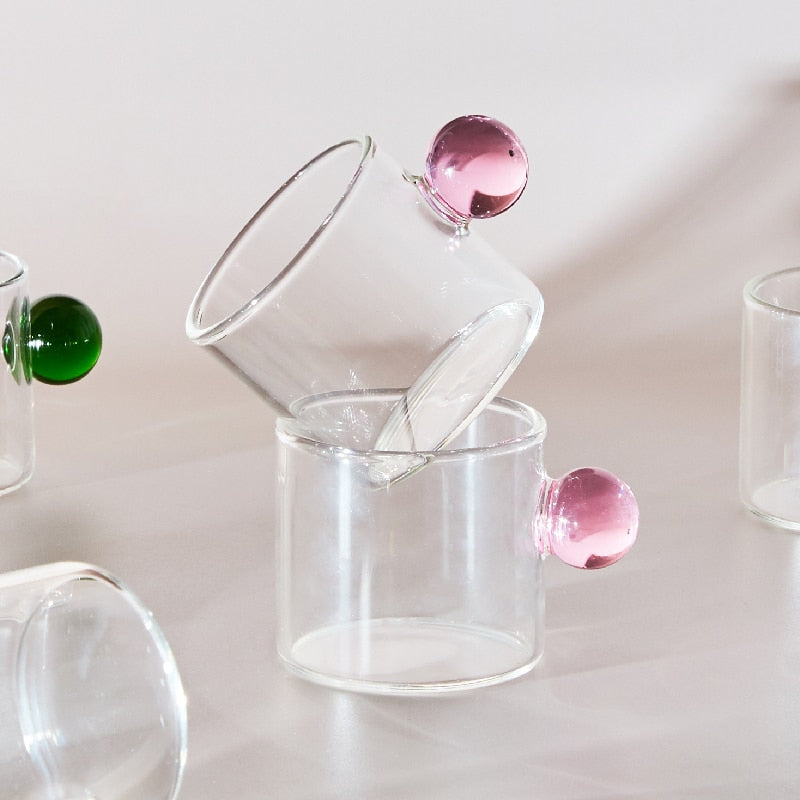 Globe Handle Glass Espresso Cup | Stornfield