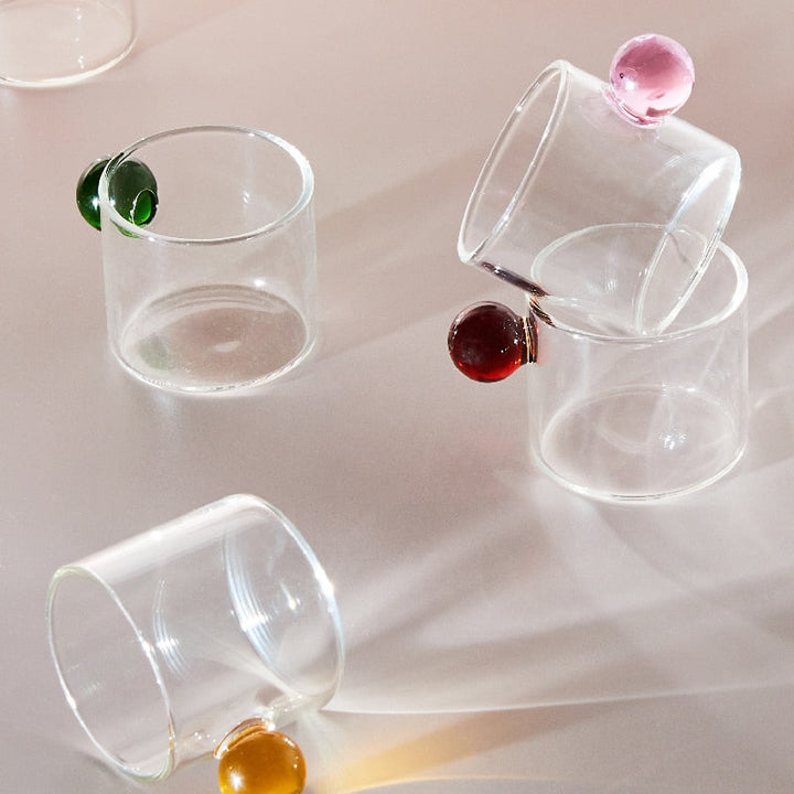 Globe Handle Glass Espresso Cup | Stornfield