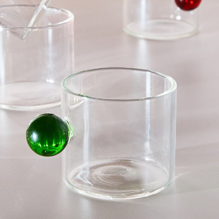 Globe Handle Glass Espresso Cup | Stornfield