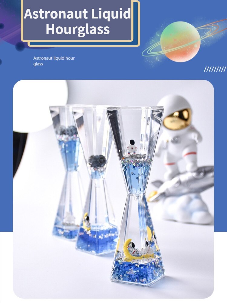 Quicksand Bottle Liquid Hourglass | Stornfield