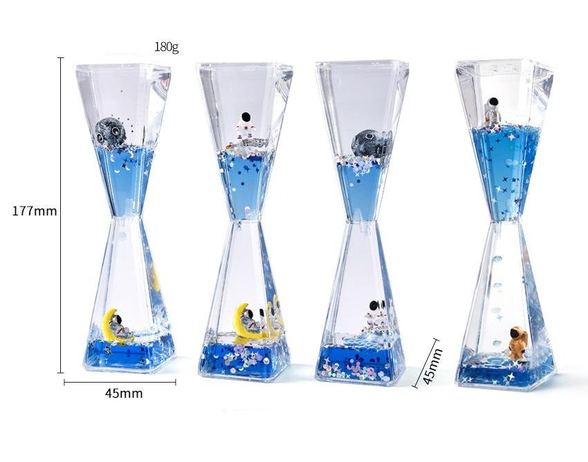 Quicksand Bottle Liquid Hourglass | Stornfield