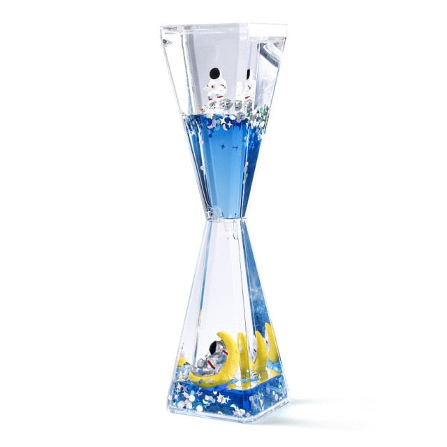 Quicksand Bottle Liquid Hourglass | Stornfield