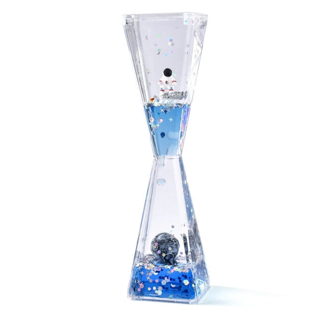 Quicksand Bottle Liquid Hourglass | Stornfield