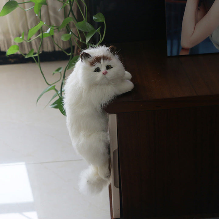 Cute Plush Cat Home Desk Figurine Decor | Stornfield