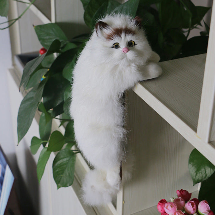Cute Plush Cat Home Desk Figurine Decor | Stornfield