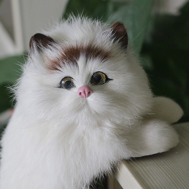 Cute Plush Cat Home Desk Figurine Decor | Stornfield