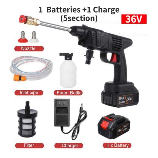 High Pressure Electric Cordless Car Washer Gun | Stornfield
