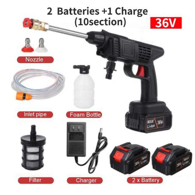 High Pressure Electric Cordless Car Washer Gun | Stornfield