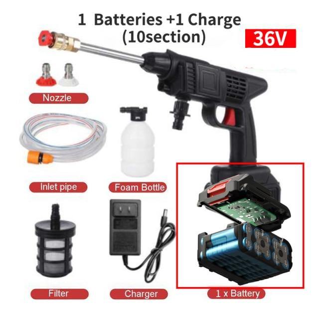 High Pressure Electric Cordless Car Washer Gun | Stornfield