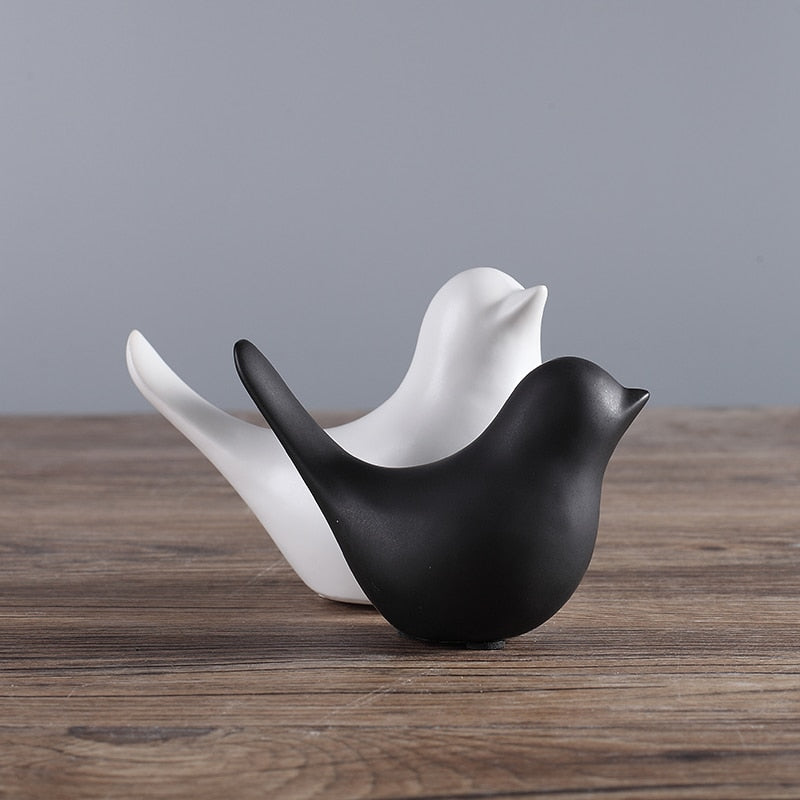 Nordic Creative Ceramic Bird Figurines | Stornfield