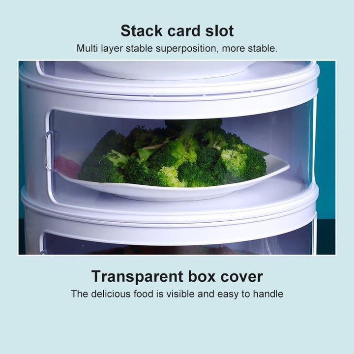 Multilayer Transparent Kitchen Food Storage Box | Stonrfield